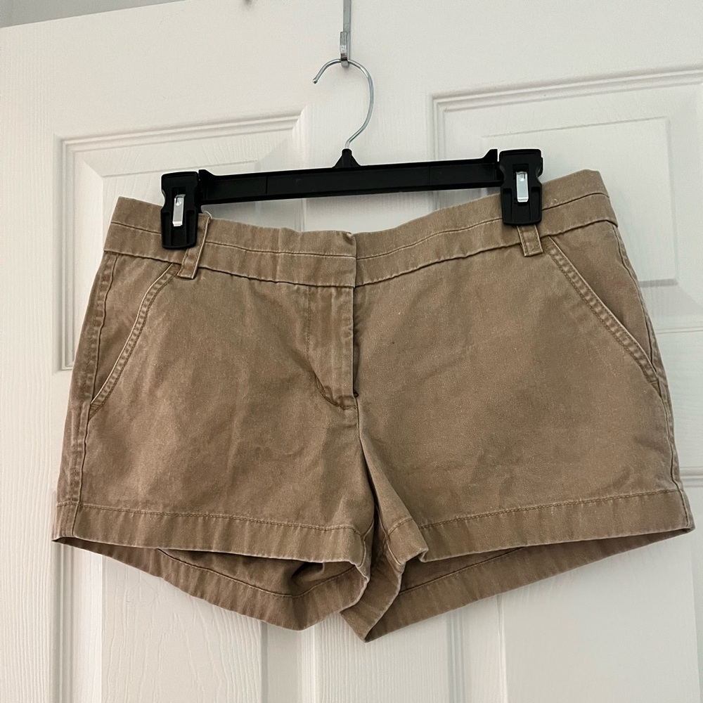 J. Crew Classic Tan Chino Shorts